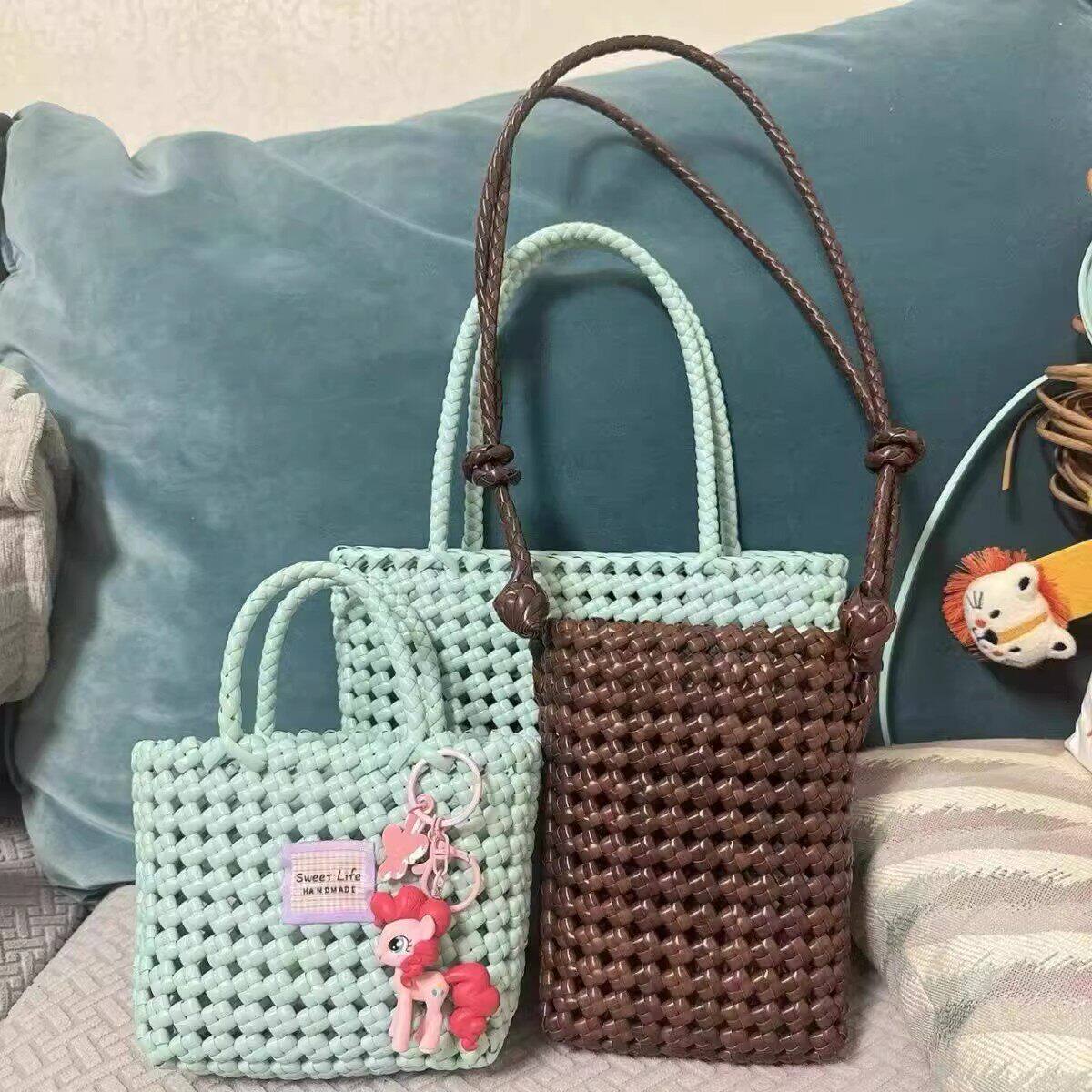 5毫米扁藤条编织材料pe藤线仿藤编织包包diy手工塑料藤条纯手工