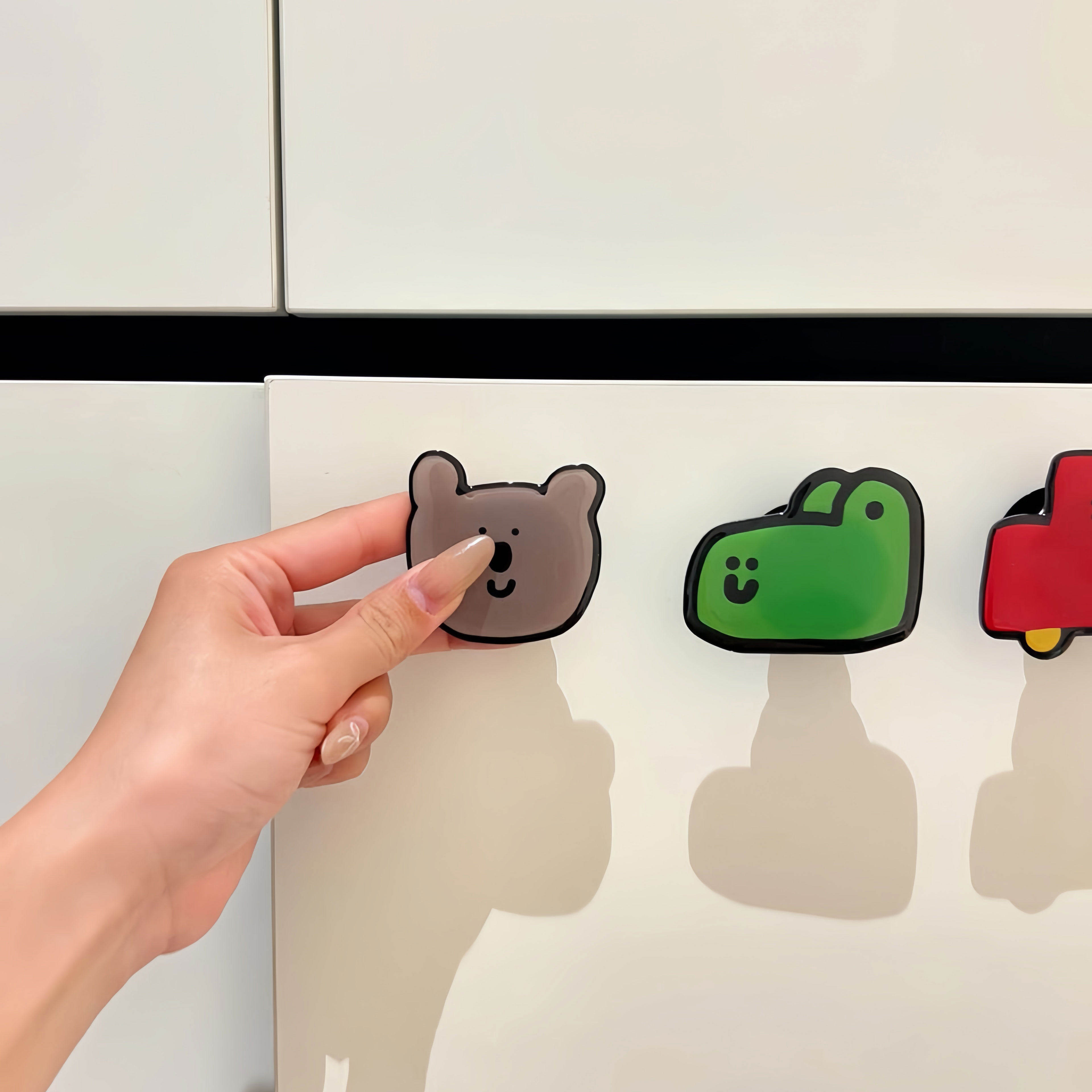 【新家的100个快递】趣味拉手免打孔柜门小拉手创意异形卡通拉手