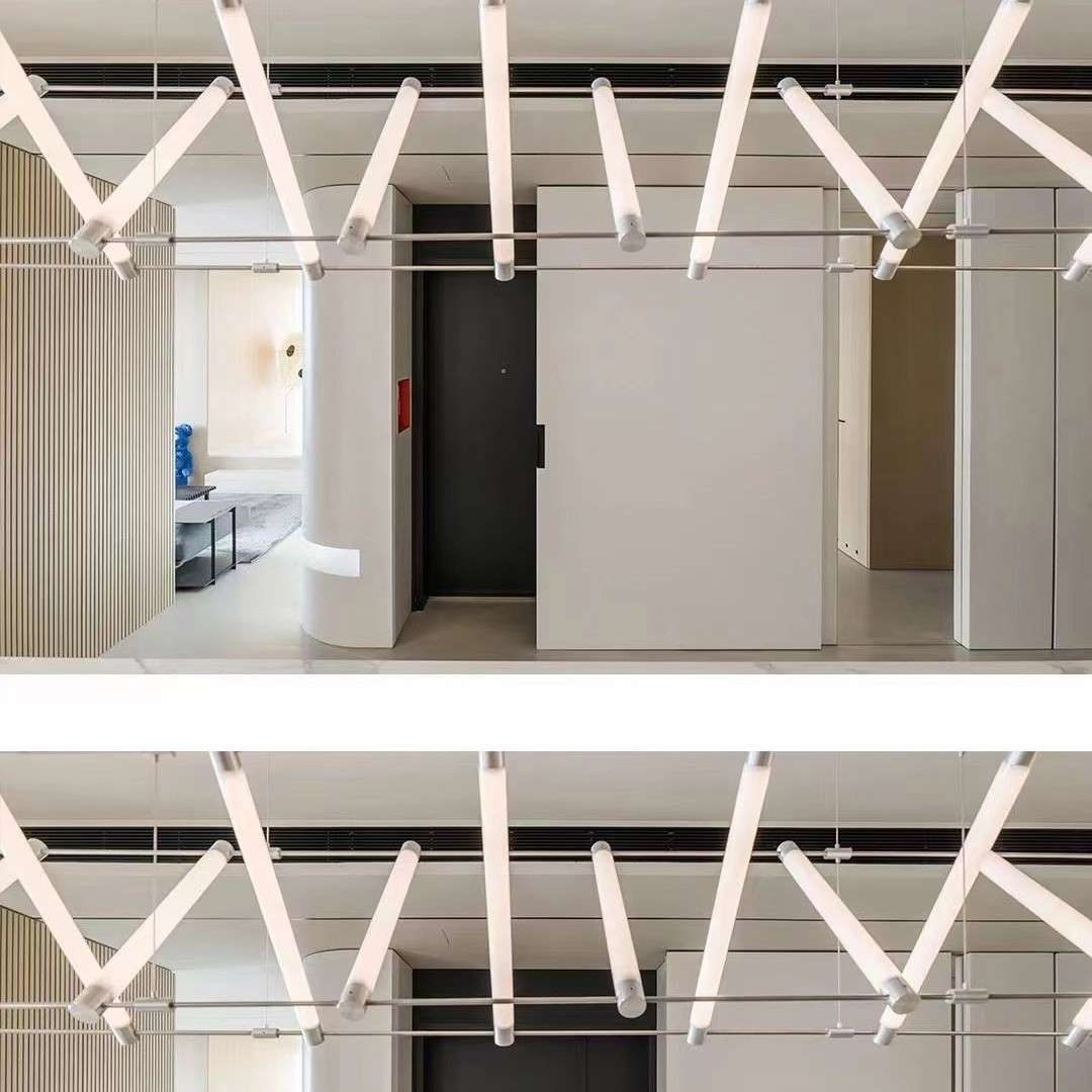现代简约吊灯售楼部吧台展厅个性创意岛台酒吧餐厅设计师马扎灯