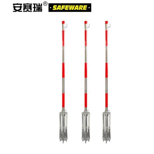 安赛瑞 13932施工安全围网支架伞式支架 施工不锈钢安全围网支架