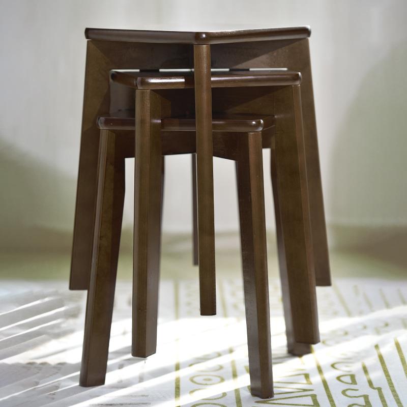 原木实木凳子家用小凳子矮凳成人板凳方凳木凳木头简约高凳餐桌凳
