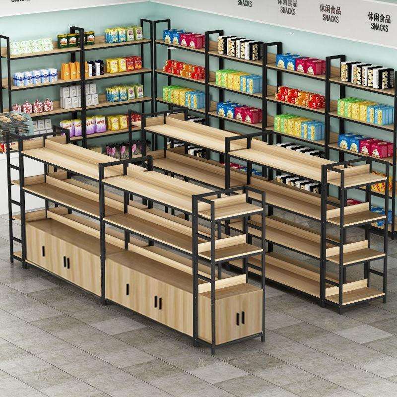 超市单双面置物架货架母婴文具店多层展示架便利店中岛展示陈列架
