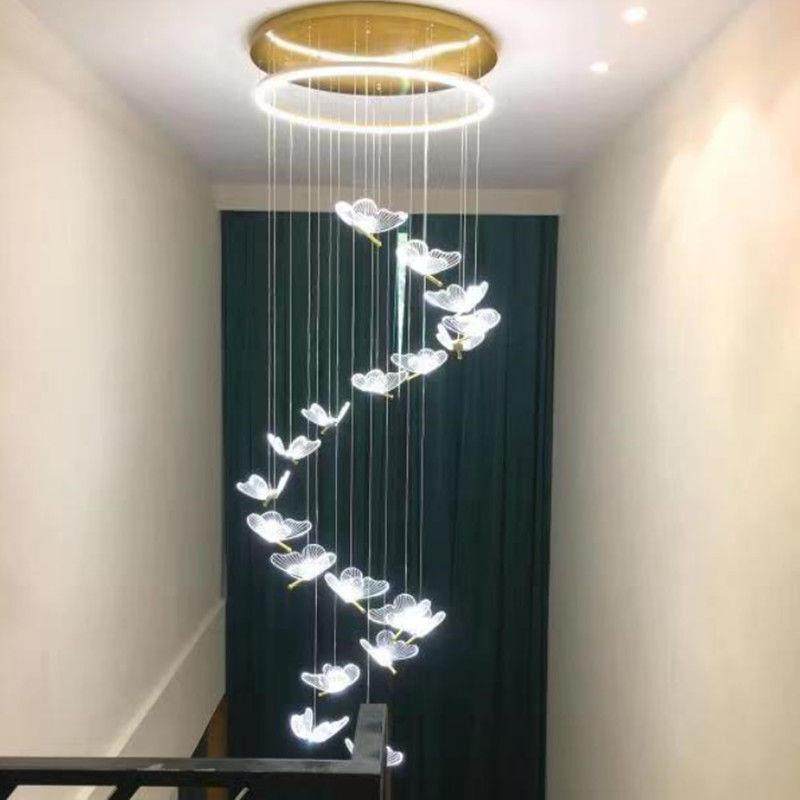 复式楼大吊灯新款轻奢网红别墅客厅创意蝴蝶挑空loft中空楼梯灯具,玩具/童车/益智/积木/模型,毛绒/玩偶/公仔/布艺类玩具,淘宝优惠券,粉丝福利购,淘宝优惠卷