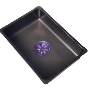 诺帝玛LS5329-H水槽盆中盆厨房溧水盆洗菜黑色纳米搭配小盆
