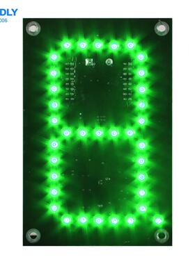 4寸价格牌生产商单绿色4寸高亮LED数字板7段数字显示板