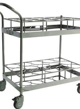 南京华瑞 不锈钢送开水瓶车 B471 B472 有圈