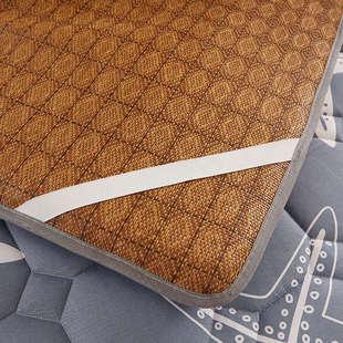 儿童藤席两用床垫软垫加厚凉席冬夏两用幼儿园学生宿舍单人垫褥子