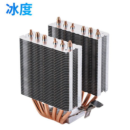 6铜管CPU散热器风冷cpu风扇静音1700/201151/X99X79通用扣具AM4