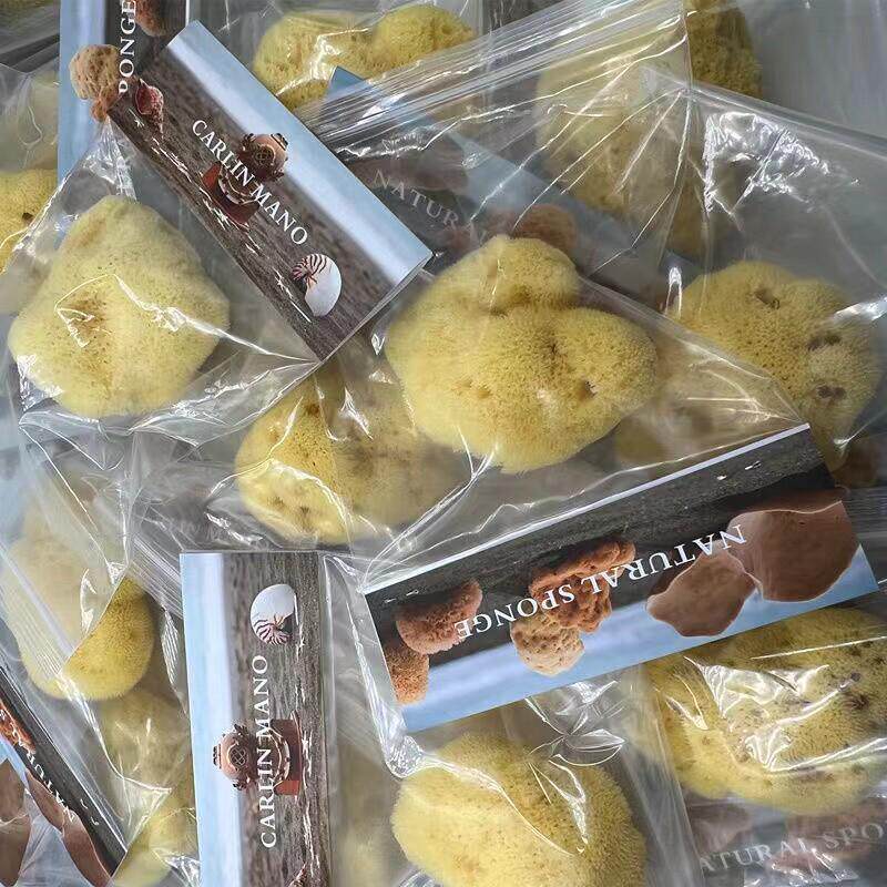 希腊天然海绵婴儿洗澡海绵儿童沐浴球宝宝搓澡神器洗脸蜂窝海藻棉