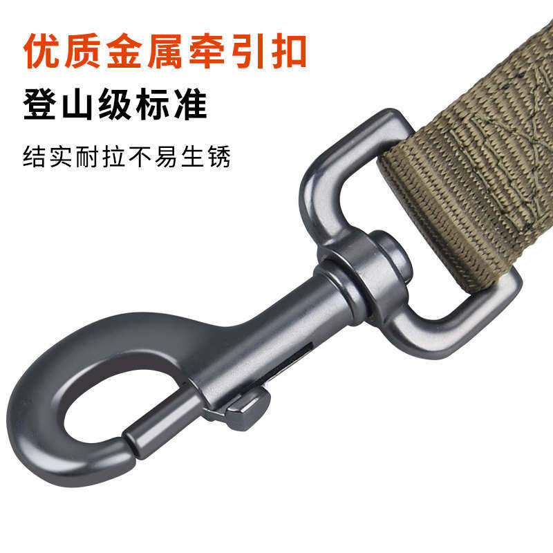 狗脖圈大型犬可调节颈圈拉布拉多金毛马犬尼龙带狗狗项圈牵引绳