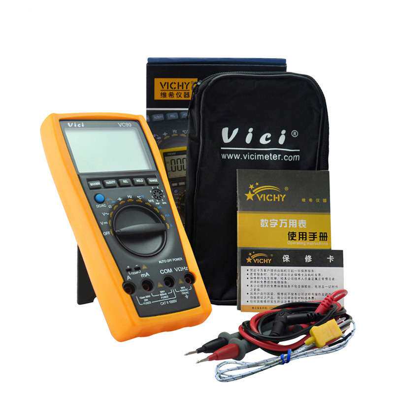 VICI 维希 VC99 自动量程数字万用表 数显多用表 带模拟条 外销表