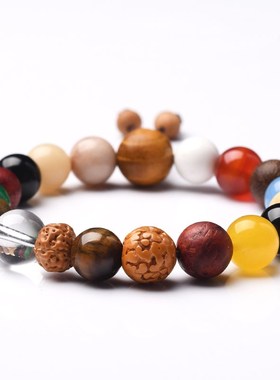 极速【好物体验专享】十八籽菩提手串女18籽N手链念珠手串手持十