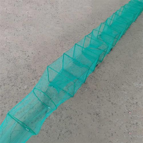 极速5米全有结网虾笼捉捕龙虾网捕虾网龙K虾笼子折叠不锈钢地网笼