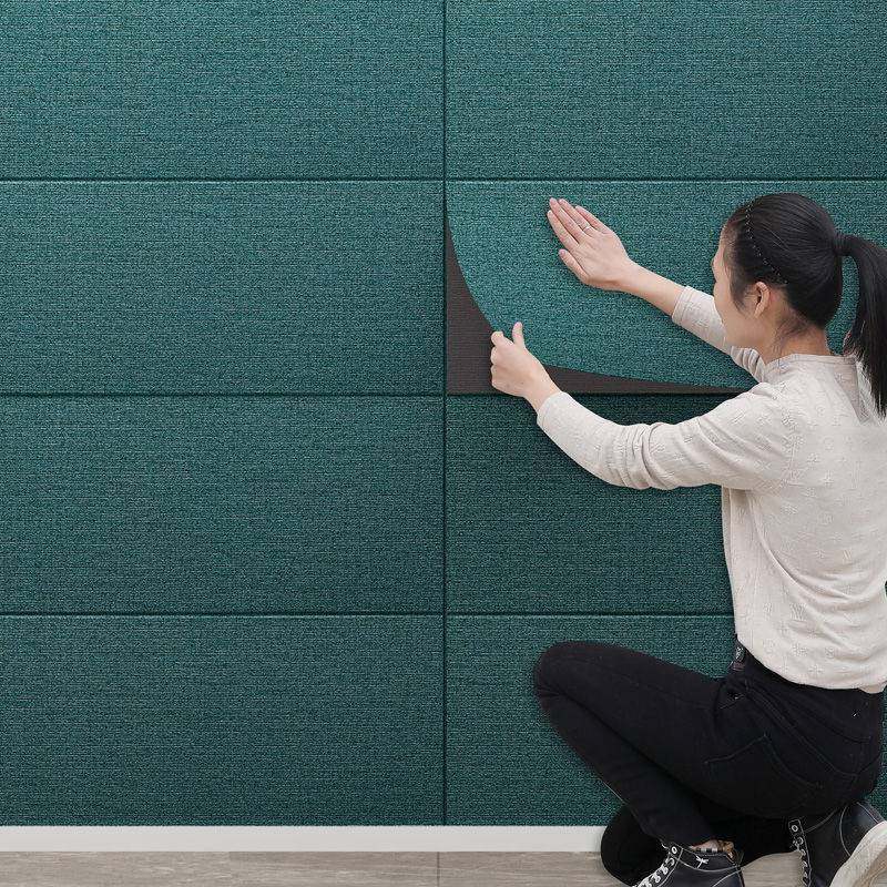 极速硬包背景墙防水素色亚麻自粘墙贴3软包现代卧室客.厅电视壁纸,家装主材,厨房挂件套餐,淘宝优惠券,粉丝福利购,淘宝优惠卷