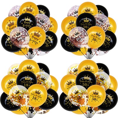 极速10pcsd 30th 40th 50th 60th Birthday Party Confetti Ballo