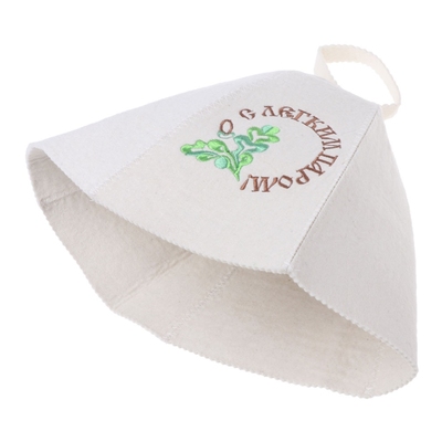 极速Wool Felt Sauna Hats Anti Heat Russian Banya Cap For Bat