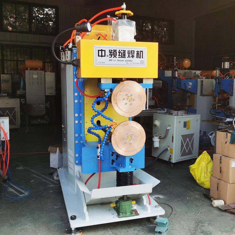 中频电阻缝焊机FTB-160横向银瓦滚焊机不锈钢换热板直缝电阻焊机