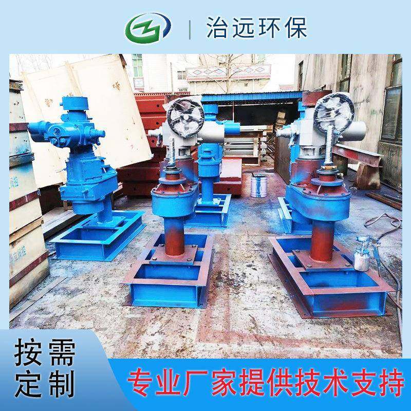 厂家直供螺杆直推式侧摇手电两用启闭机不锈钢螺杆护罩启闭机闸门