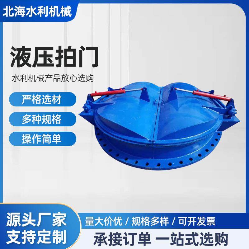 厂家供应液压铸铁拍门不锈钢止回阀液压缓冲拍门玻璃钢碳钢拍门