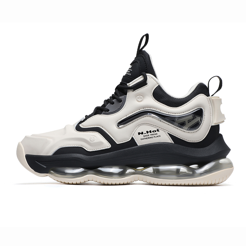 N·HOT男鞋秋季新款时尚舒适潮流百搭休闲鞋耐磨气垫厚底运动潮鞋