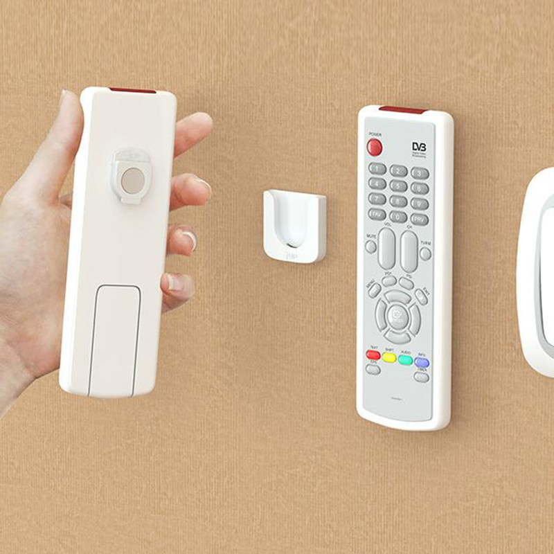 遥控器磁吸挂钩强力粘贴吸盘壁挂式电视空调遥控器收纳挂架免打孔