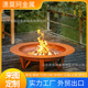 金属炭火炉 美式 多功能户外烧烤柴火炉 别墅庭院创意造型烧烤炉