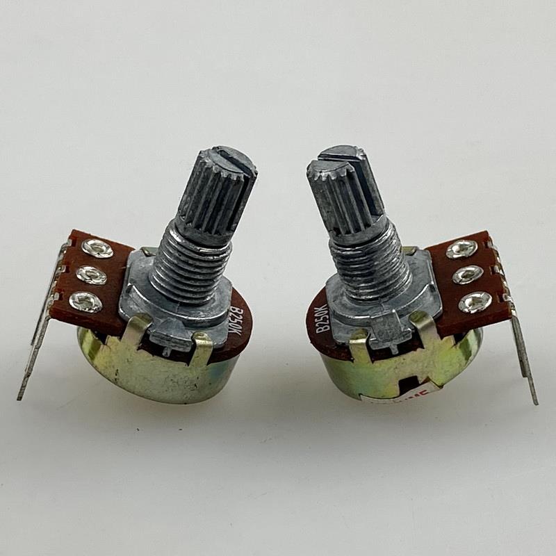 16型 3脚单联电位器 B250K 弯脚 立式 功放音响音箱音量调节