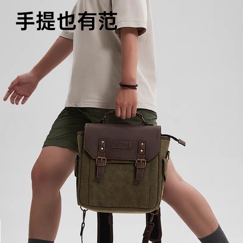 EIRMAI锐玛数码相机包单肩斜跨摄影包防水PU帆布包图片