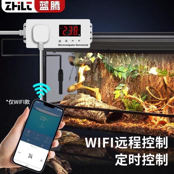 水族箱高精度电子数显爬宠温控器养殖守宫陆龟鱼缸智能温度控制器