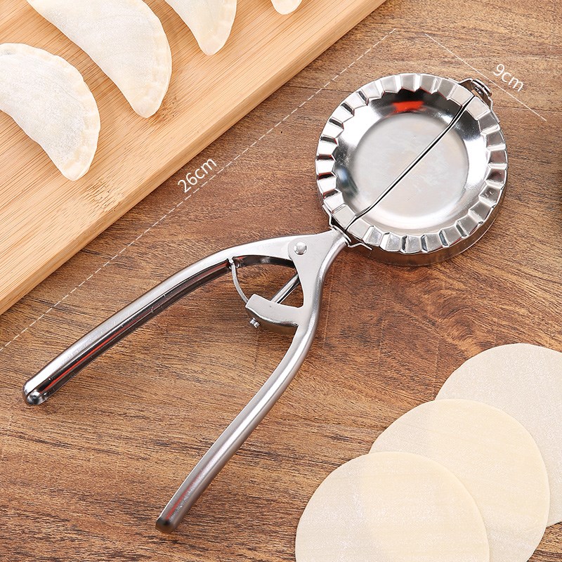 新型包饺子神器圆形手动捏饺工具半自动压饺皮机小型家用水饺模具