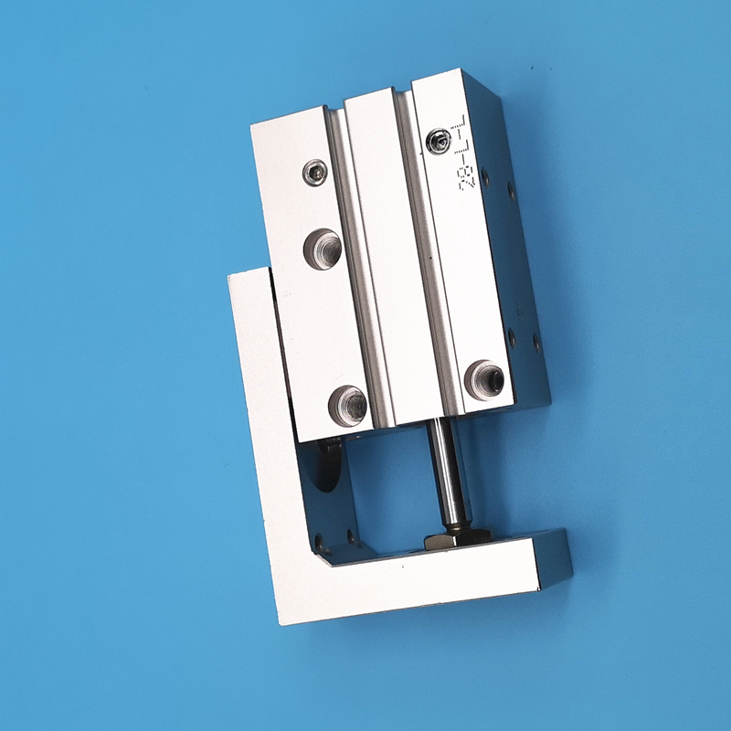 亚德客型侧轨滑台气缸HLH16/20-5/10/15/20*30/25/40/50/60-S/-H