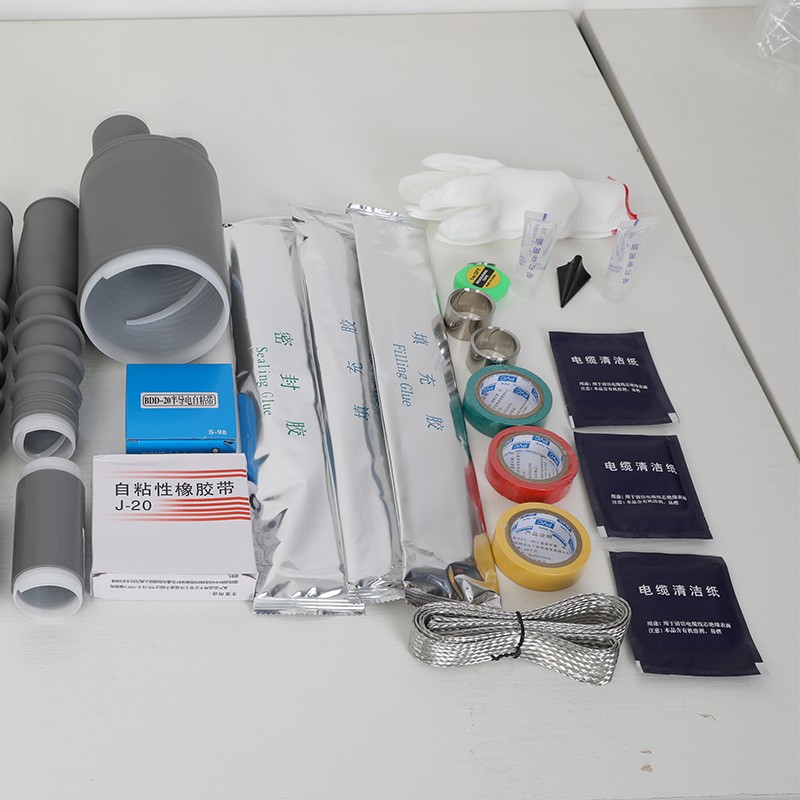 冷缩电缆终端头电力附件连接绝缘套管高压10kV三单芯户内外70 150