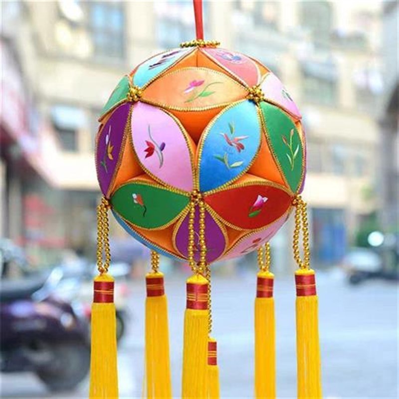 广西壮族纯手工艺品民族舞蹈z结婚庆典抛刺绣彩绣球特色绣球