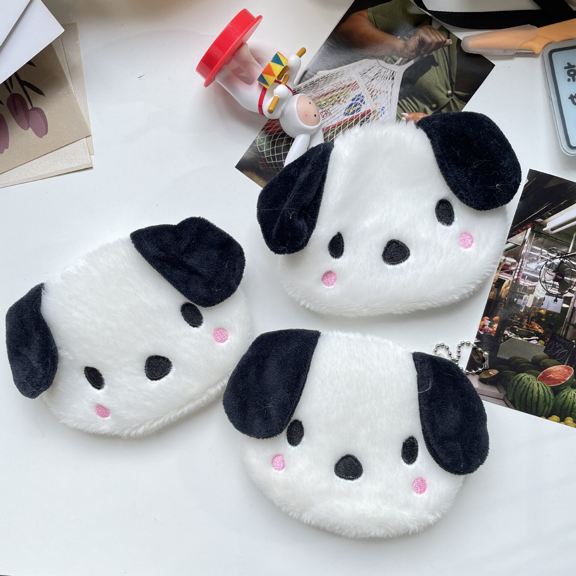 可爱小狗狗零钱包迷你收纳包少女心零钱硬币包萌创意生日礼物