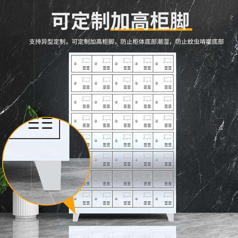 不锈钢食堂碗柜多门防潮储物柜员工饭盒餐具柜带锁收纳柜商用餐柜
