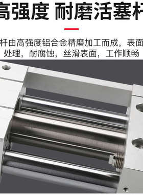 RMTL气动无杆气缸RMT10/15/20/25/32/40-100-150-200-250-300-500