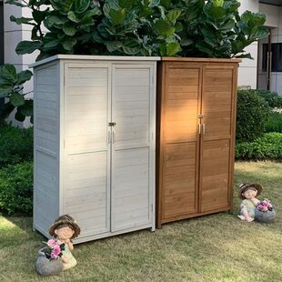 厂储物柜工具庭院子幼儿园防水防晒院工具收防雨杂物户外房花园家