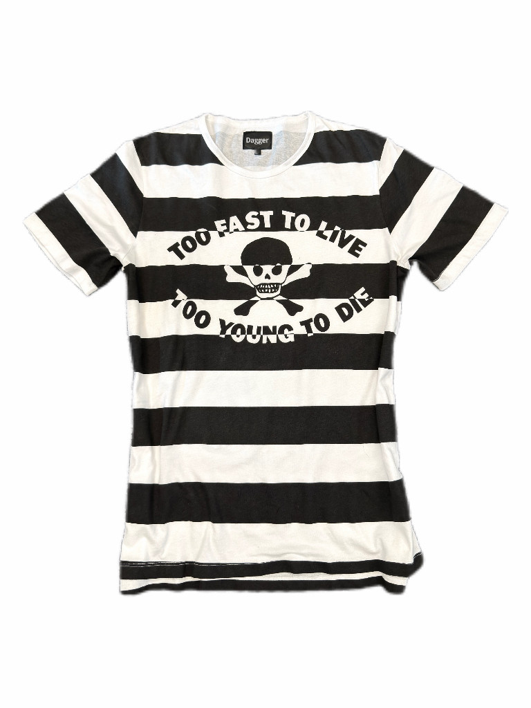 thumbnail for Dagger ViVi Style Too Fast T-Shirt striped short sleeve stands out from the market