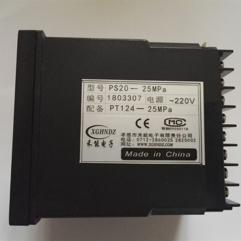 禾能PT124-50MPa-M14x1.5+PS20温熔体压力传感器配显示仪表