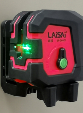 莱赛超镭SPG6001绿光两线水平仪便携十字线平水仪磁吸附红外线