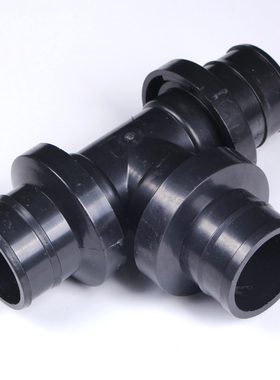 1-8寸农用涂塑白水带管快速活接头ABHS塑料水管接头配件微喷带接