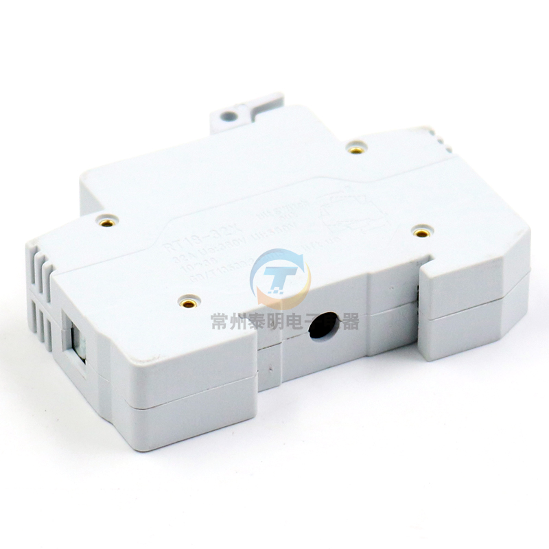 正浩RT18-32X 1P带灯3P陶瓷保险丝16A快速6a熔断器底座1A 10*38mm