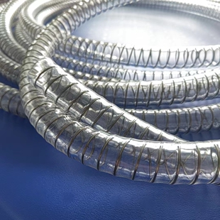 食品级透明pu管304平滑管无塑化剂酒水饮料平滑输送管pu钢丝软管1