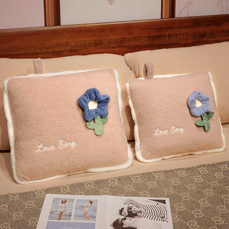 花朵抱枕被子两用办公室午睡枕头车载毯子二合一汽车靠枕女生睡觉,居家布艺,抱枕被,淘宝优惠券,粉丝福利购,淘宝优惠卷