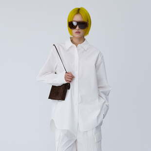 经典 FILGood 型 宽松版 百搭FG05S05 100棉白色衬衫