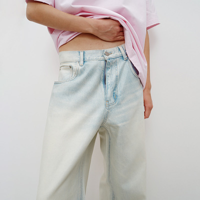 FILGood蓝色阔腿牛仔裤