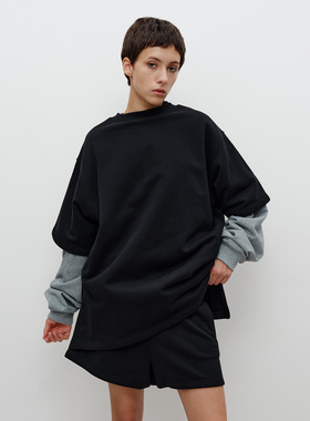 FILGood 开衩宽松T恤/短裤套组 无性别款FG03T04