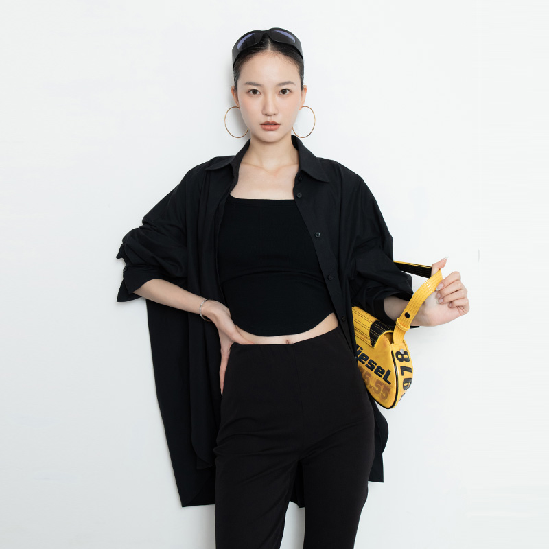 FILGood新品黑色背心自带垫