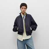 FILGood26春季 型FG04C08 短阔立体版 新款 灰蓝立领拉链夹克外套