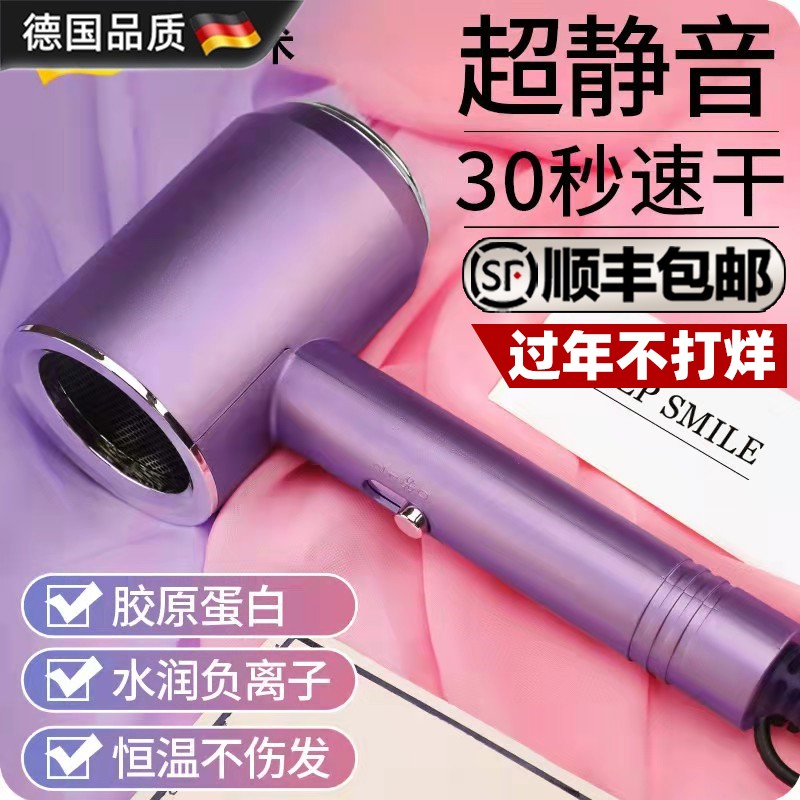 德国进口电吹风机家用大功率发廊大风力负离子护发静音吹飞机风筒
